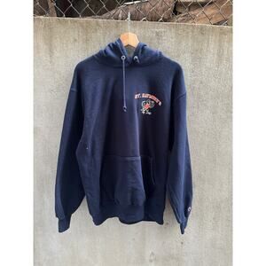 Champions Hoodie St. Raymond's Pullover Long Sleeve Navy Blue Size XL Men's